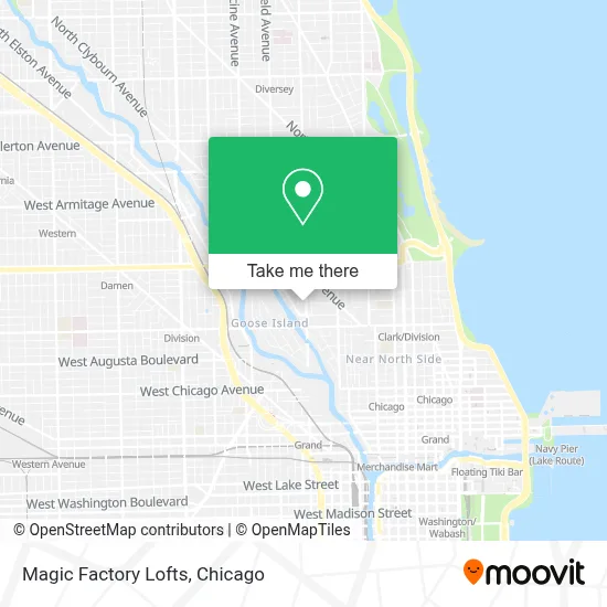Magic Factory Lofts map