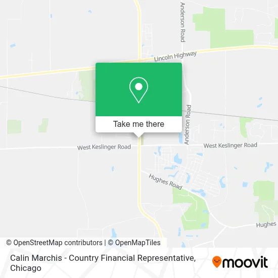 Calin Marchis - Country Financial Representative map