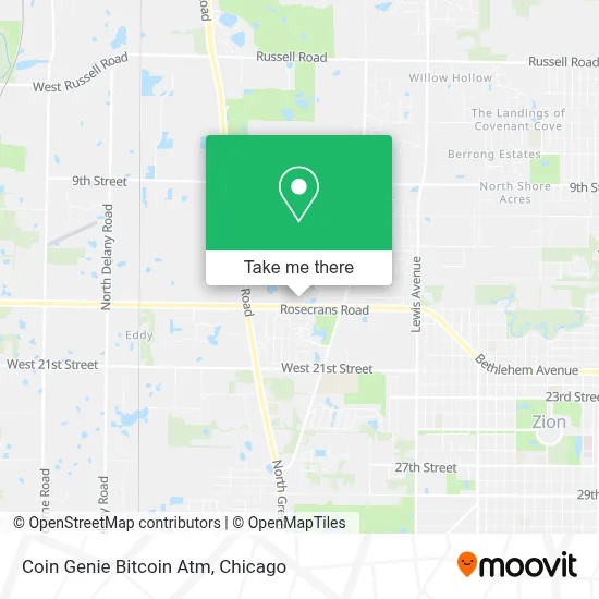 Coin Genie Bitcoin Atm map