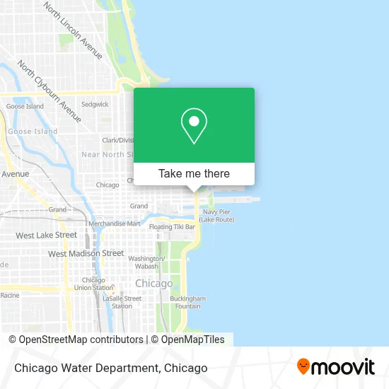 Chicago Water Department map