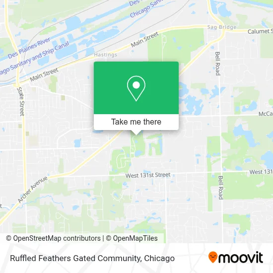 Ruffled Feathers Gated Community map