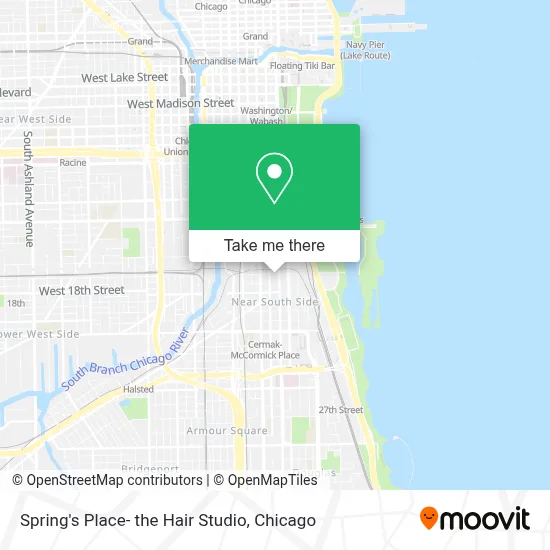 Spring's Place- the Hair Studio map