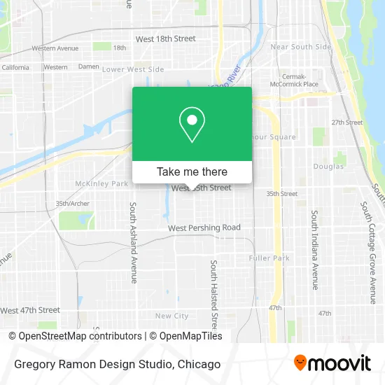 Gregory Ramon Design Studio map