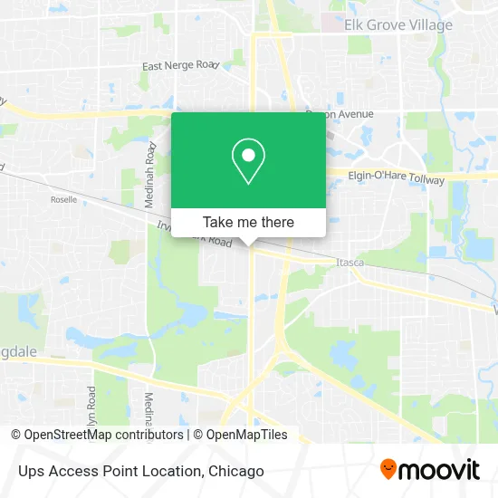 Ups Access Point Location map