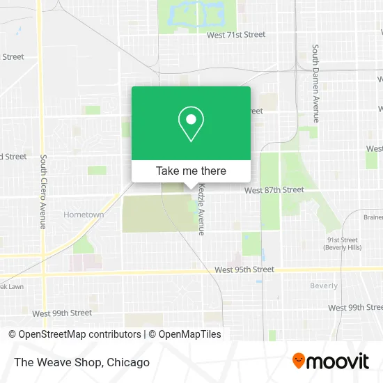 The Weave Shop map