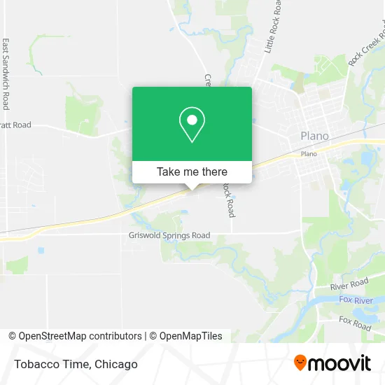Tobacco Time map