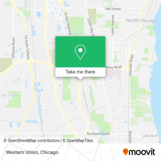 Western Union map