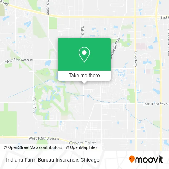 Indiana Farm Bureau Insurance map