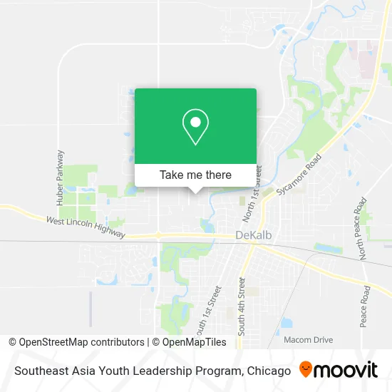 Southeast Asia Youth Leadership Program map