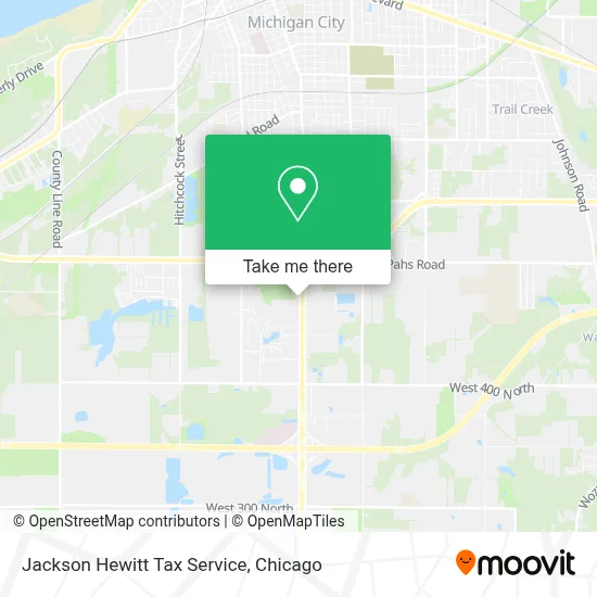Jackson Hewitt Tax Service map
