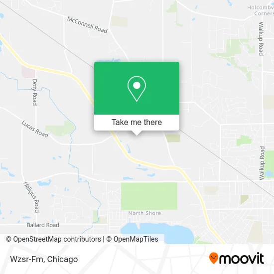 Wzsr-Fm map