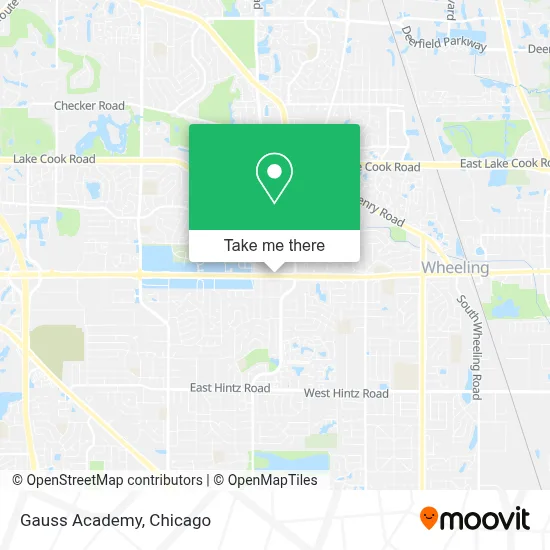 Gauss Academy map