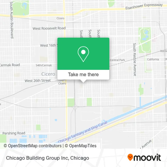 Chicago Building Group Inc map
