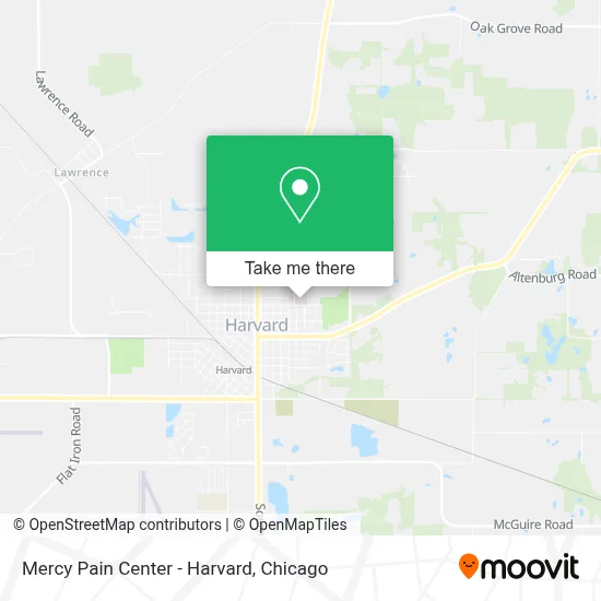 Mercy Pain Center - Harvard map