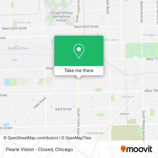 Pearle Vision - Closed map