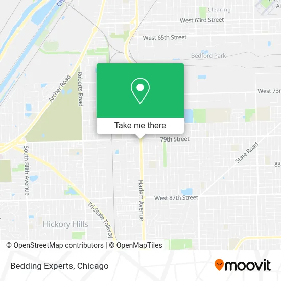 Bedding Experts map