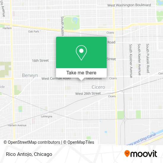 Rico Antojo map