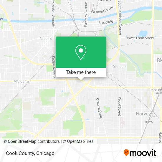 Cook County map