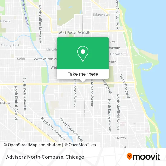 Advisors North-Compass map