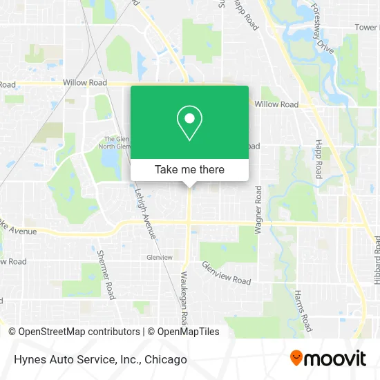 Hynes Auto Service, Inc. map