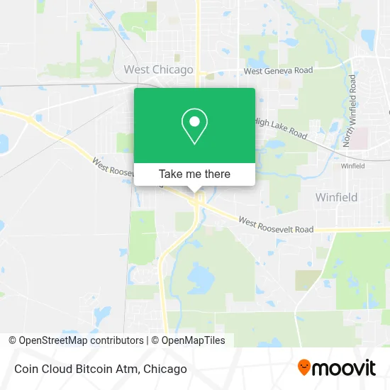 Coin Cloud Bitcoin Atm map