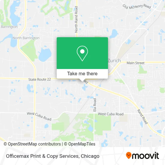 Officemax Print & Copy Services map