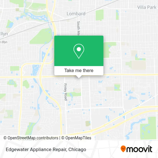 Edgewater Appliance Repair map
