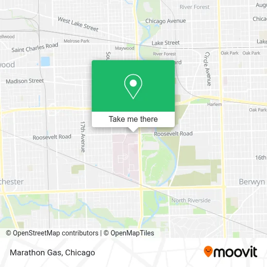 Marathon Gas map