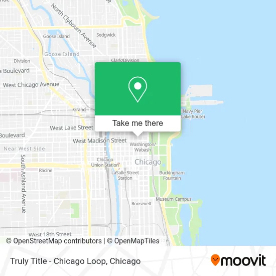 Truly Title - Chicago Loop map