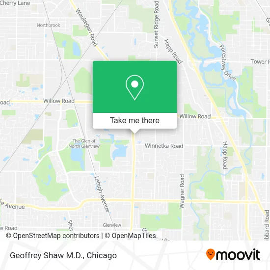 Geoffrey Shaw M.D. map