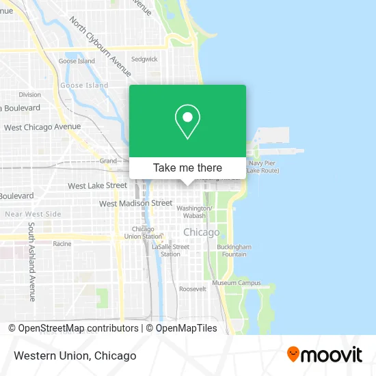 Western Union map