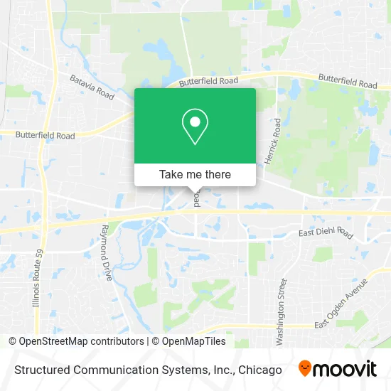Structured Communication Systems, Inc. map
