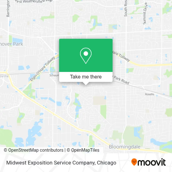 Midwest Exposition Service Company map