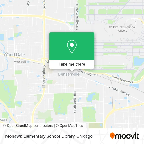 Mohawk Elementary School Library map
