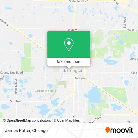 James Potter map