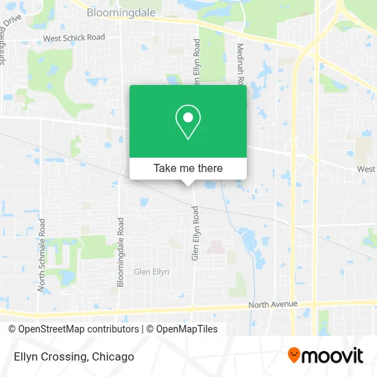 Ellyn Crossing map