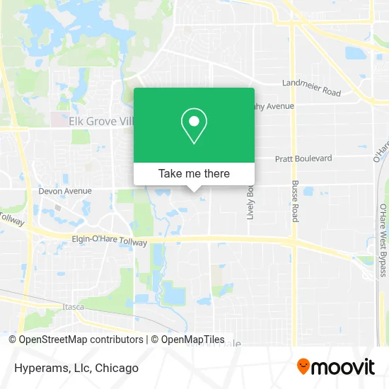 Hyperams, Llc map