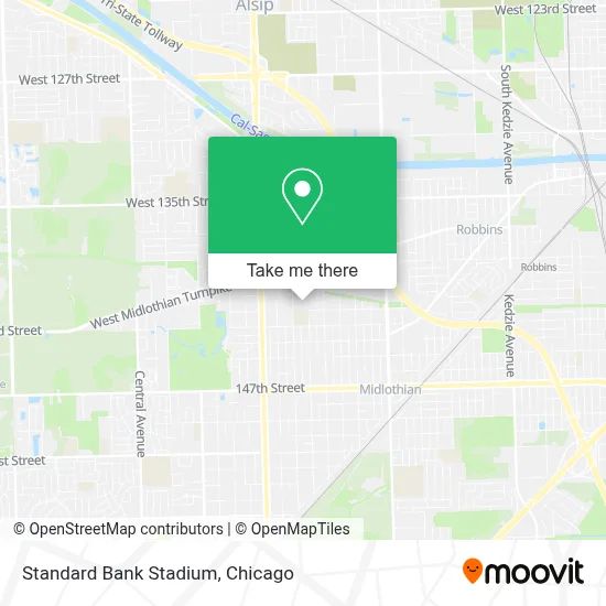 Standard Bank Stadium map