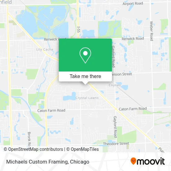 Michaels Custom Framing map