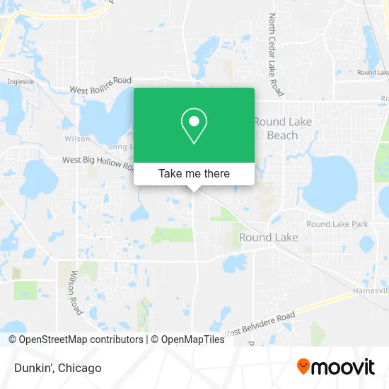 Dunkin' map