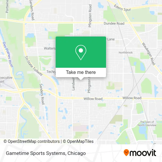 Gametime Sports Systems map