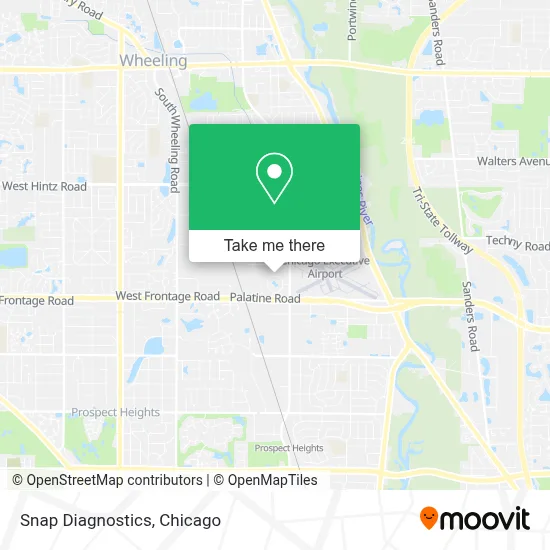 Snap Diagnostics map
