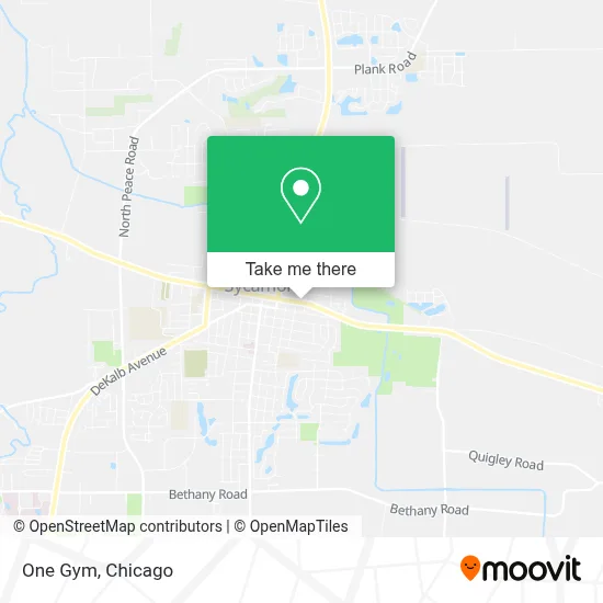 One Gym map
