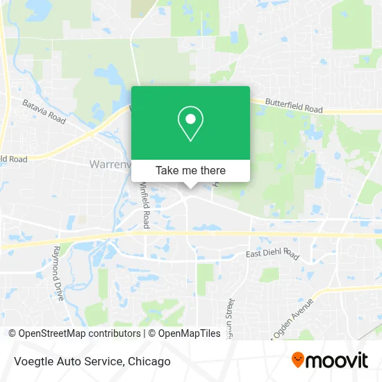 Voegtle Auto Service map