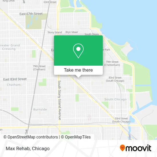 Max Rehab map