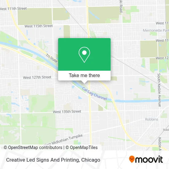 Creative Led Signs And Printing map