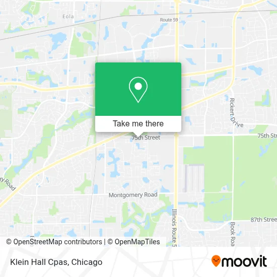 Klein Hall Cpas map