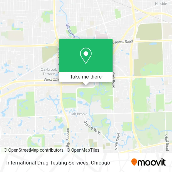 International Drug Testing Services map