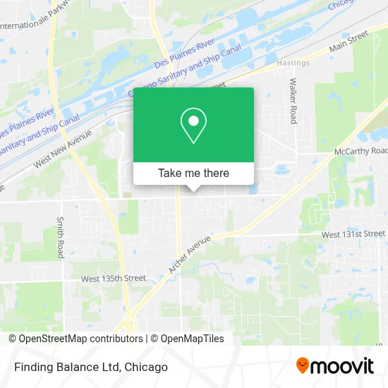 Finding Balance Ltd map