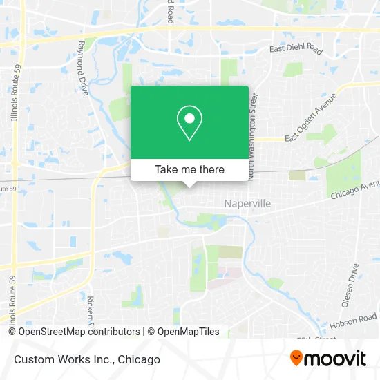 Custom Works Inc. map